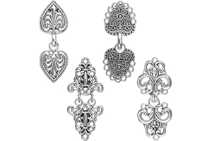 TUCNOEU 4pcs Vintage Waist Cincher,Cinch Clips for Clothes,Variety of Styles Vintage Shirt Clip,Back Cinch Sweater Shawl Clip Cardigan Brooches Decor for Different Women Clothing