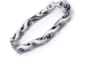 URBAN-JEWELRY URBAN JEWELRY Stunning Solid Tungsten Link Bracelet for Men