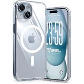 Babilden iPhone 14 İ&ccedil;in Kılıf Magsafe İle Uyumlu Şeffaf Sert Kristal Mika Sararmaz Telefon Kılıfı