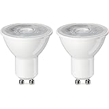 Amazon Basics LED GU10 Spotlight Bulb, 4.7W (equivalent to 50W), Warm White- Pack of 2