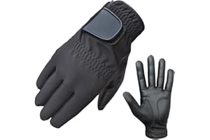 ATTONO Guantes de golf de invierno de piel en la palma de la mano