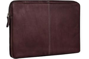 ROYALZ Funda de piel para Microsoft Surface Pro 2017 | Surface Pro 4 (también compatible con tipo Cover), funda protectora de piel, estilo vintage, color: marrón