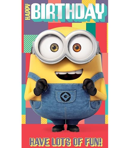 Minions Muttertagskarte – „Ich – Einfach Unverbesserlich“ Design Mit Süßem Bob