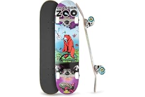 Crandon Skate Principiantes y Profesionales Skateboard Completo | Monopatínes | Patinetes | Madera Arce Canadiense 7 Capas. Disponible Tres Medidas 7,75 | 8 | 8,25 Pulgadas