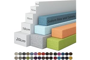 O·Lankeji Benutzerdefinierte Größe Bettlückenfüller, Matratzenverlängerung, Verbindungsfüller, Rechteckiges Kissen für Einzel/Doppel/Kingsize Betten Lückenfüller