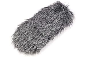 YOIDESU 143 Kunstpelzmikrofon Windschutz für Rode GO, Windschutzscheibenblocker Schutzhülle Fellmikrofon DeadCat für Rode Lavalier Mikrofon