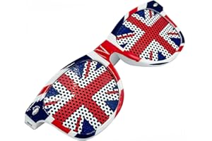 Mustavo Childrens Kids Union Jack Flag Sunglasses Great Britain Glasses Street Party Eurovision Team GB Athletics Fun Fancy Dress Boys Girls Unisex