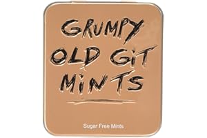 Spencer & Fleetwood Sugar Free Mints Grumpy Old Git Mint Tins of Sweets for Bad Breath, 45 g