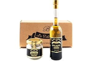 La Rustichella White Truffle Dressing Oil and White Truffle Salt, 220 g Combo Set
