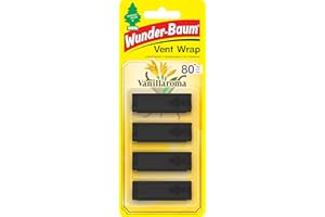 WUNDER-BAUM Arbre Magique® Rafraîchisseur d'air parfumé Vent Wrap Invisible Vainillarôme. Super arôme de Longue durée pour la Voiture, la Maison, Le Bureau, etc.