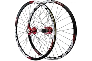 KUNYOS 26/27.5/29 Inch MTB Wheelset Disc Brake Quick Release Mountain Bike Wheels Alloy Double Layer Rim Front And Rear Wheel for 7-12 Speed Cassette 32 Holes