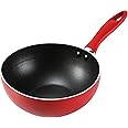 Wok Mini Tescoma Presto | Ø 16 Cm | Antiaderente | Rosso | Per Mono Porzioni E Cucina Rapida - Foto 3