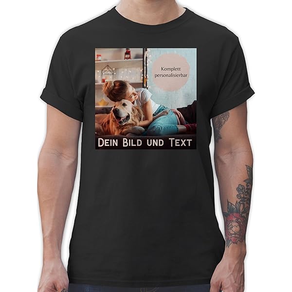 Personalisiertes Sweatshirt Mit Eigenem Foto - Shirtracer Pullover Für Damen & Herren