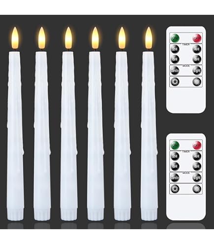 Bougies Chauffe-plat Vacillantes Lot De 12 Bougies LED Chauffe-Plat - Flamme Vacillante Sans Flamme - Piles Incluses - Pour Noël, Fêtes Et Décorations Luce A Batteria