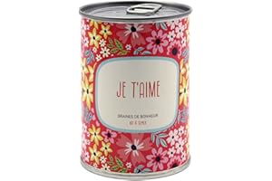 MAUVAISESGRAINES-KITS À SEMER Mauvaises Graines - Kit de Plantes à Semer en Boîte - Kit Je t'aime - Offrir comme Cadeau Original Amis Famille Fêtes - Ultra Simple à Utiliser - 100% Fabriqué en France (Je t'aime)