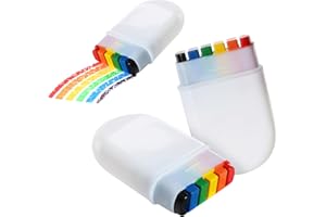 LOVETRENDS Rainbow Pride Facepaint Stick - Pack of 24 - Rainbow Coloured Make Up Stick - LGBTQ+ Pride Face Paint Makeup Pride Month Pride Events
