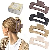AIMIKE 4 Stück Haarklammer Groß, 11 cm Kunststoff Rutschfester Haarspangen Damen Haar mit Starkem Halt, groß Haarklammern Haa