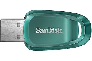 SanDisk Ultra Eco USB 3.2 Flash-Laufwerk 256 GB (Lesegeschwindigkeit bis 100 MB/s, RescuePRO Deluxe, 5 Jahre Garantie)