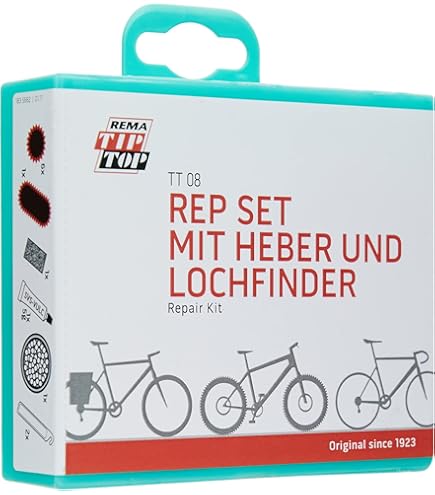 Kit Riparazione Pneumatici Bici Tip Top Fischer, Kit Di
