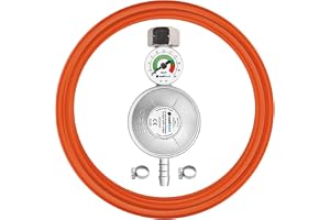 Cellfast 52-506 Gasregulator Med Manometerslang 2 x Klämma Set