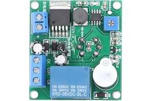 SEAFRONT Module D'alarme de Détecteur de Fumée PVC, Capteur de Détection D'alarme Sonore et Lumineuse, Module de Relais, Contrôleur de Commutateur pour Cuisine, Hôtel, Entrepôt DC5-30V