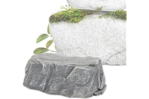 GOOWAFUR Schlüsselversteck für draußen,Gefälschter Stein Fühlt Sich An Und Sieht Aus Wie EIN Echter Stein, Geheimversteck Schlüssel Geocaching Verstecke,Schlüsselversteck für Draußen