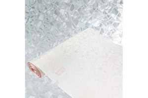 DecoMeister Vinilo Autoadhesivo Para Ventanas Papel Adhesivo Para Cristal Cocina Lámina Con Pegamento Decoración y Privacidad Para Hogar Pegatina Decorativa Motivo Gemas En Rollo 45 x 240 cm