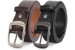 VONMELLI 2 Pezzi Cintura Donna Pelle PU Regolabile Moda Cintura Con Fibbia Retrò Cintura Vita Alta Donna Eleganti Classica Cinture Da Donna Per Jeans Pantaloni Soprabito