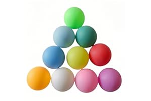 HOLLYLIFE Table Tennis Balls Ping Pong Balls Multi Coloured 40mm Plastic Cheaper Suitable for Cats and Dogs Parties Sports Adults Family Shool Games Not Suitable for Professional Athletes