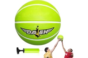 AICHARYNIC Basketball Sports Basketball: Basketball Größe 7 inkl. Ballpumpe, Anfängerball Jugend Basketballs Basketbälle für den Outdoor & Indoor Bereich Anfänger Basketbälle Anti-Rutsch - Nicht aufgeblasen