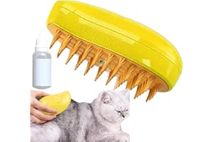 YOUANY Cat Steamy Brush, spazzola a vapore per gatti, spazzola a vapore per gatti, spazzola per gatti per la sostituzione del pelo, spazzola per gatti autopulente, spazzola per gatti Steamy Cat Hair
