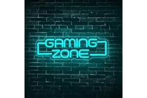 PANTHEM Game Lampara Letrero de neón decorado en la pared, letrero de juego letrero de juego neon de juego, adecuado para salas de juegos, áreas de juego, regalos de jugadores Niños, Jóvenes (Game zone 8)
