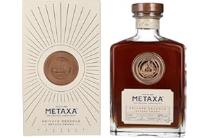 ‎METAXA Metaxa Private Reserve mit 40% vol. | Premium-Brandy aus Griechenland in hochwertiger Geschenkverpackung | Perfektes Geschenkset für Metaxa-Liebhaber (1 x 0,7l)
