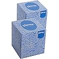Kleenex 60041 2 ply Facial Tissue Cube Box, 80 Pulls, Pack of 2 (Total 160 Sheets) (60041)