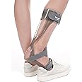 Tynor Foot Drop Splint, for Ankle Support | Foot Drop Treatment Brace, Provides Stability for Foot Drop | Comfortable Design, Medical Orthopedic Splint for Left Foot - Pack of 1 (Grey, Large)