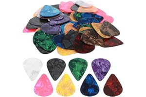 Qianyu Gitarowe kostka, 3 różne grubości, różne rodzaje