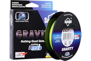 SeaKnight Gravity G9 9 brins de Ligne de pêche tressée à la pêche Rapide 150 m/300 m de Fil multifilaments PE 8 + 1 Fil Fil Fil Lisse d'eau salée Longue coulée pêche en mer pêche à la Carpe