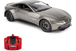 CMJ RC Cars Aston Martin Vantage – Officially Licensed 1:14 Scale Remote Control Sports Car for Kids and Adults, High Detail Model in Grey
