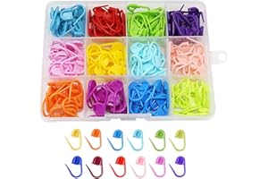 Bailinks 150 Stück Maschenmarkierer Stricken, Maschenmarkierer Stichzähler Häkeln zum Markieren der Anzahl der Maschen Handarbeit Strickhandwerk