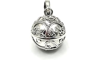 MASBARATA COLGANTE LLAMADOR DE ANGELES EN PLATA DE LEY (MEDIANO)