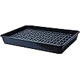 58 x 40cm Bunded Tray with Removable Grid - Ideal for Worktops, Cupboards, COSHH Cabinets, and Workshops - Spill Containment Solution