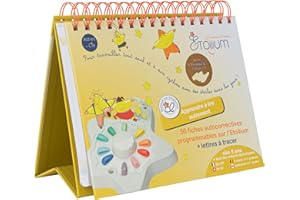 CHEVALET ETOILIUM - Apprendre à lire autrement 50 fiches autocorrectives programmables sur l’ETOILIUM, 5-7 ans, Enfants DYS, Phonologie, Lettres cursives, Lecture interactive, QR codes audio