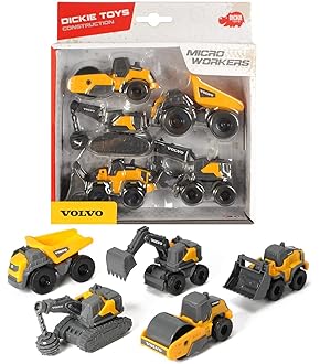 Bouwvoertuigen Klein Toys CAT Jouets De Construction Dig N'Build Concrete Playset Avec 340 Grammes De Composé Et De Conteneur De Stockage | Construction Cadeaux Et Jouets 3 Ans Et , Jaune Tfl Toy