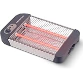 Grunkel - 600W 4-slice flat bread toaster with 6 timer levels and acoustic end signal. Includes removable crumb tray (Basic)