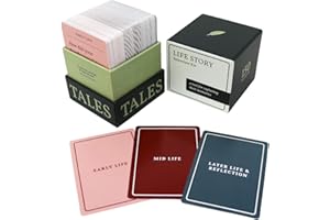 MANTING 150 Life Story Interview Kit | Conversation Cards For Families | Funny Family Life Story Tales Interview Card | For Enhancing Healthy And Respectful Relationships