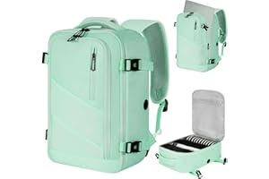 VOESLD dla Ryanair torby kabinowe 40x20x25 pod siedzenie, plecak podróżny jasnozielony plecak dla mężczyzn plecak na laptopa dla kobiet