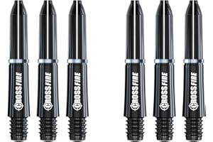 RED DRAGON Crossfire Alberi Freccette Aste Lo Carbonio - 2 Set per Confezione (6 Alberi in Totale)