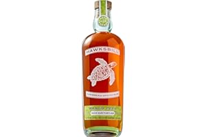 HAWKSBILL RUM Hawksbill Mango Spiced Rum, Sustainable Dark Liquor Supporting Endangered Sea Turtles, Eco Conscious Traditional Caribbean Rum Spirit for Cocktails, 37.5% Alcohol Drink, 70cl