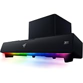 Razer Leviathan V2 - Subwoofer'lı PC Oyun Soundbar'ı (&Ccedil;ok s&uuml;r&uuml;c&uuml;l&uuml; PC Soundbar ve Subwoofer, THX Spatial Audio, Bluetooth 5.2