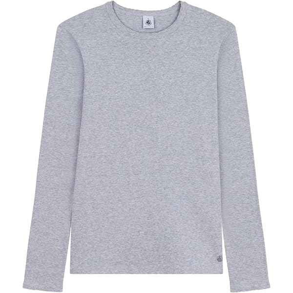 Petit Bateau Maglietta Intima Iconica Donna – Girocollo A Costine Morbido, Cotone Elastico